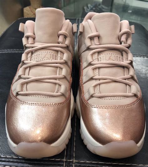 jordan 11 rose gold.